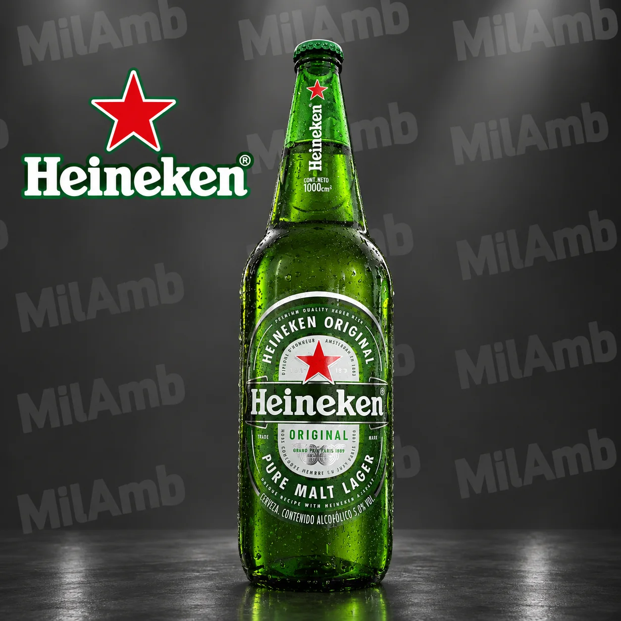 Cerveza 1L. HENIKEN