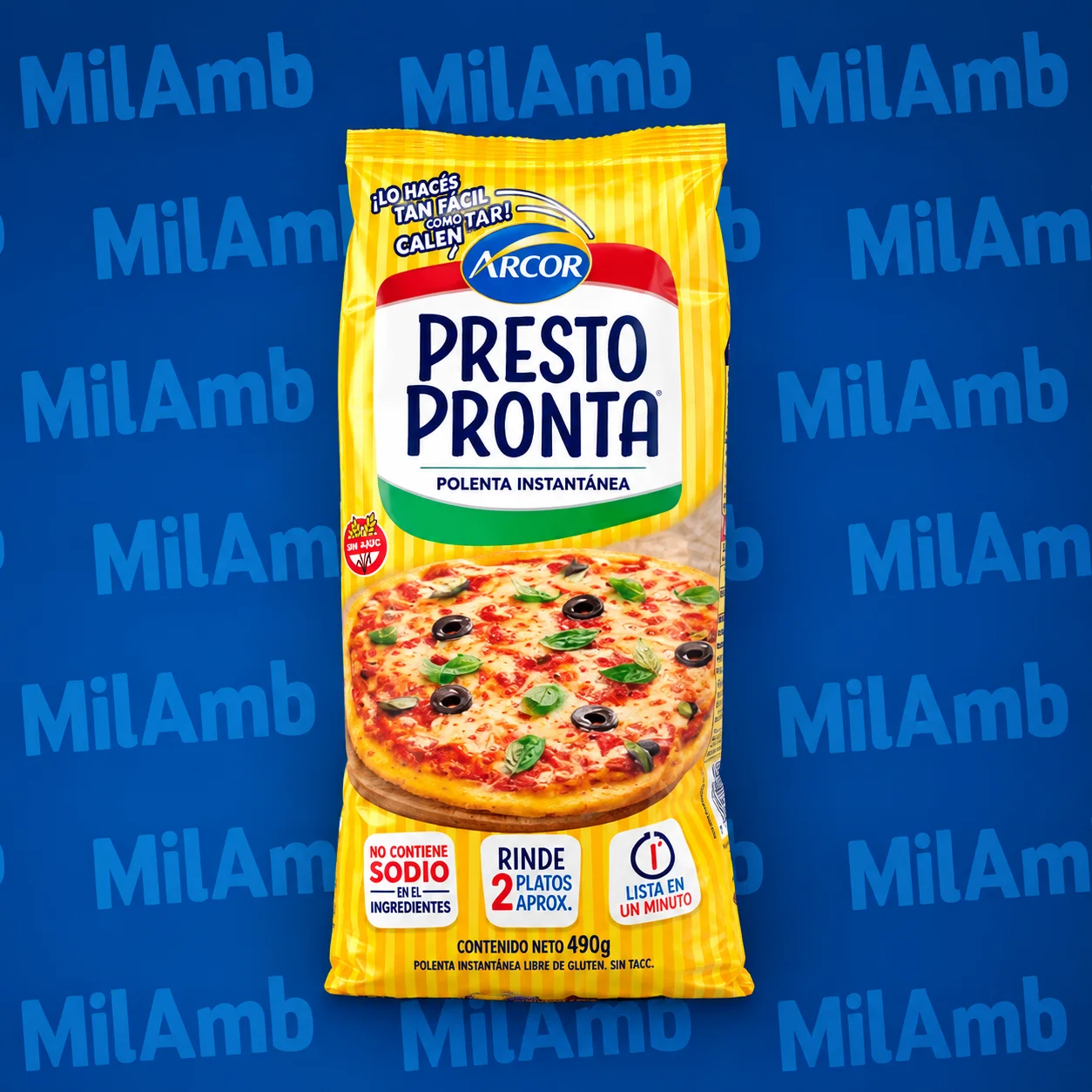Polenta 500g. PRESTO PRONTA