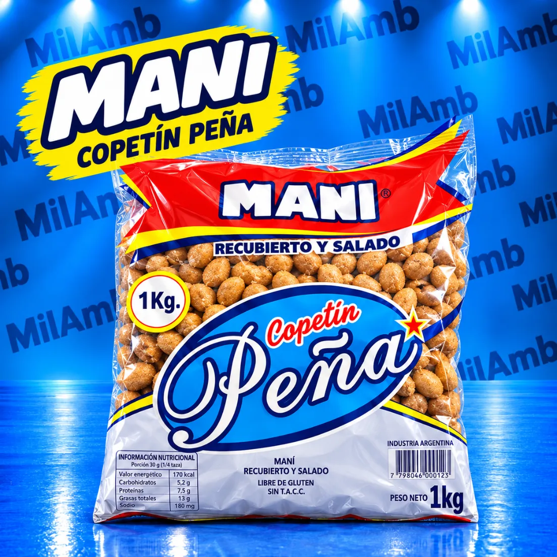 Maní Recubierto Peña