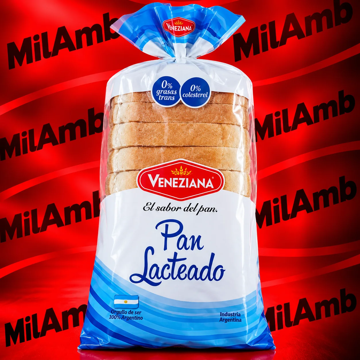 Pan Lactal 400g. Veneziana (chico)