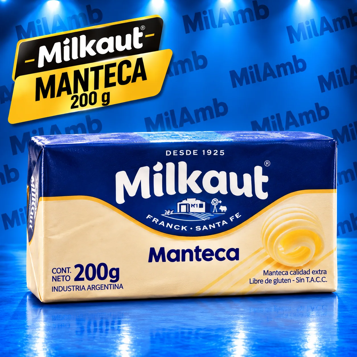Manteca 200g. MILKAUT