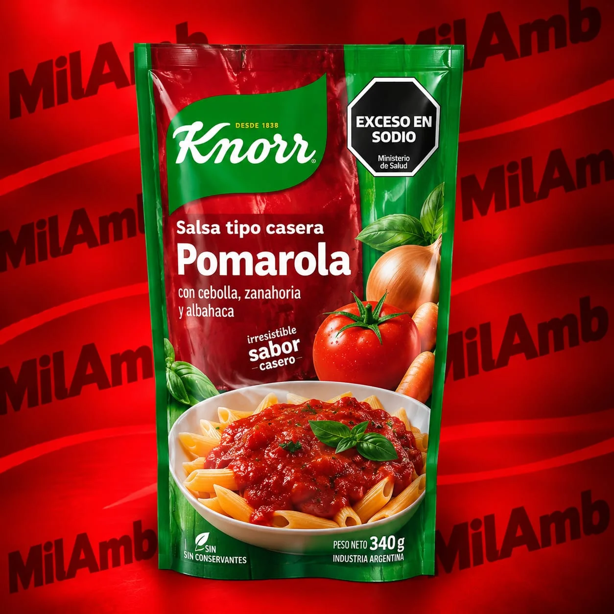 Salsa Pomarola 340g. KNORR