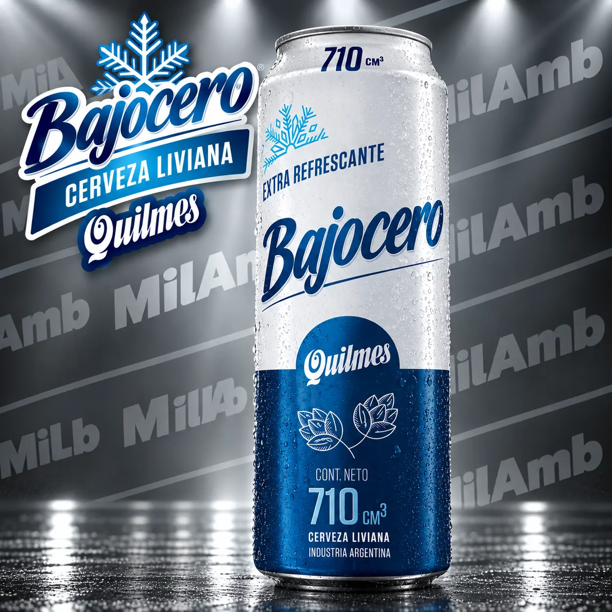 Latón 710cc. Bajo Cero QUILMES