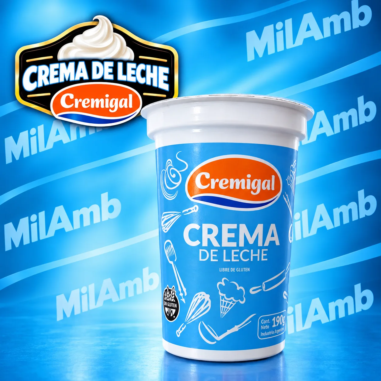 Crema de Leche 200g. CREMIGAL