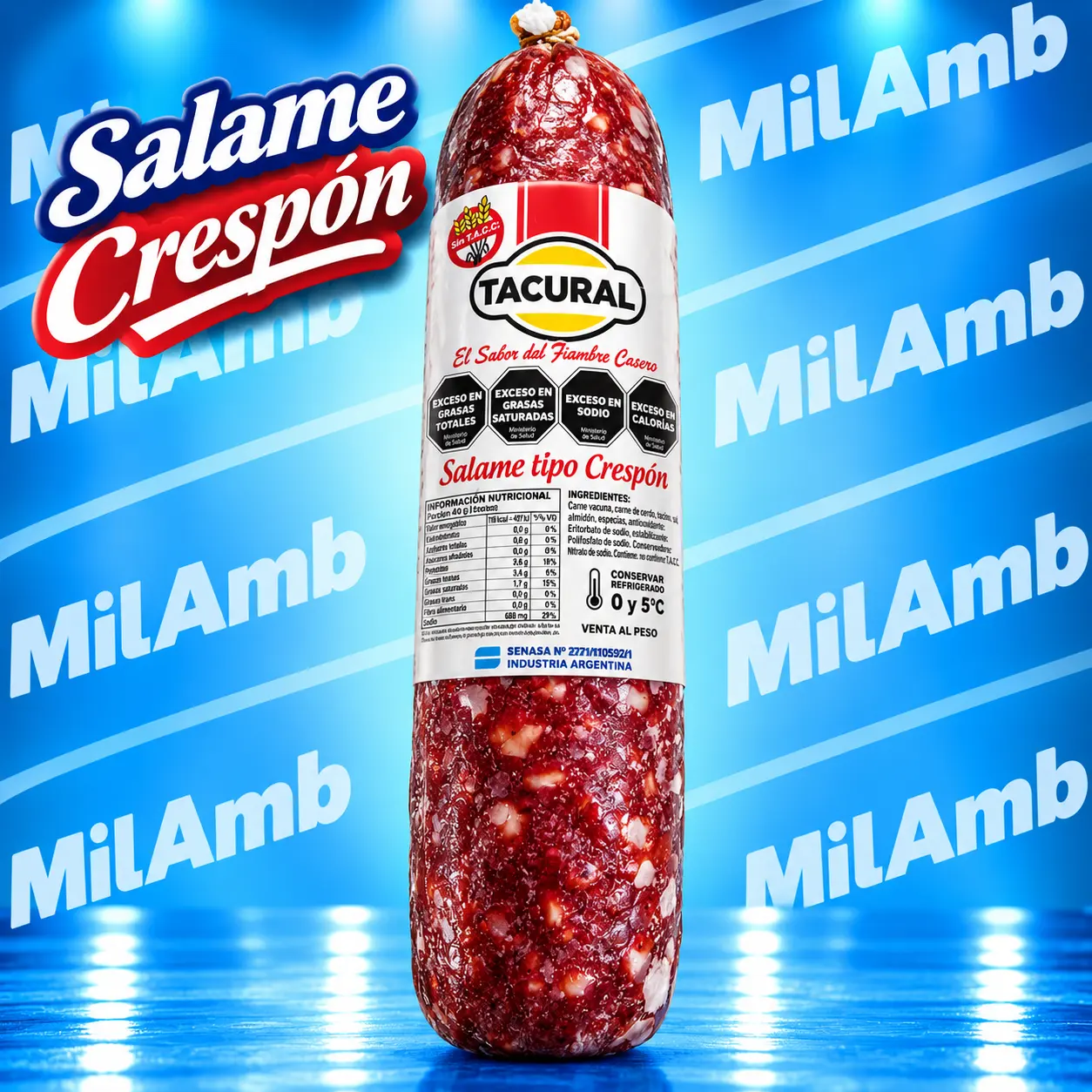 Salame Crespón TACURAL