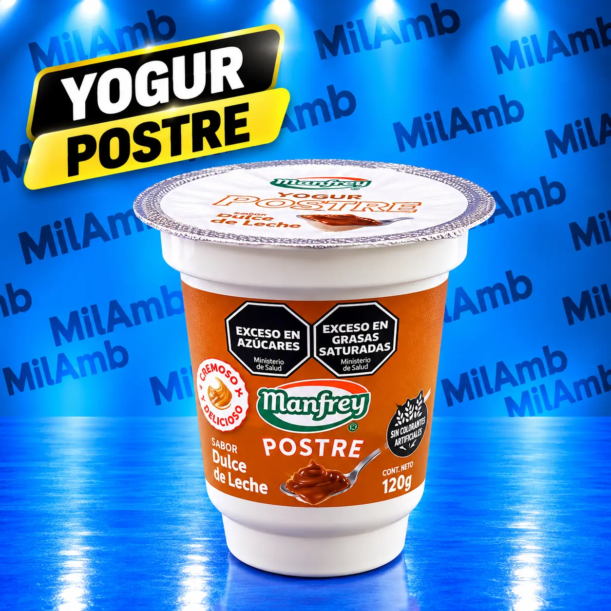 Postre Dulce de Leche 120g. MANFREY